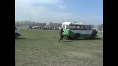 SWAT training in Kazakhstan.