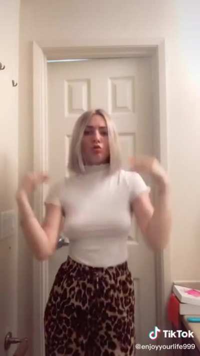 Braless cutie