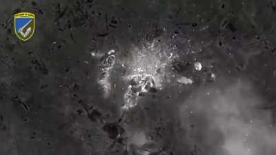 Sleeping russian gets decapitated by ukrainian drone`s drop, March 2024 (music from source)