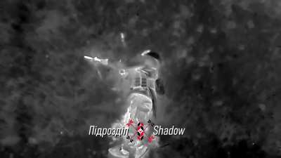 UA 74th Recon Battalion&rsquo;s &ldquo;Shadow&rdquo; drone team spotted a Russian infantryman who appeared to be feigning death. The Russian was struck between the legs with a drone-dropped munition.