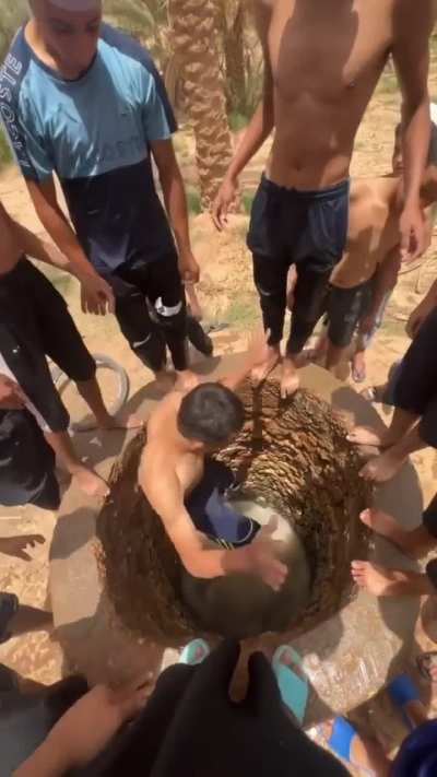 Kids swim in their free time