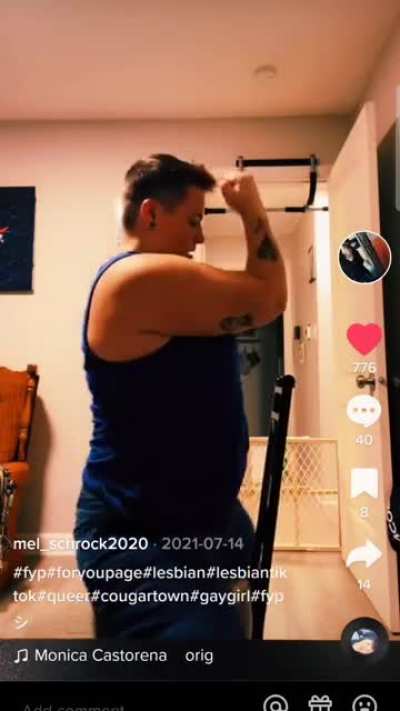 People were actually swooning over that pull-up jump
