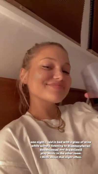 In bed with wine