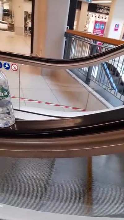 Water bottle = satisfying