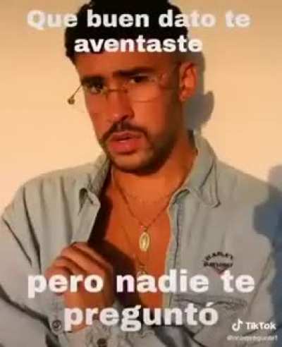 Buen dato pero el conejo no te preguntó