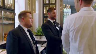 When Thor and James Corden are your host for dinner