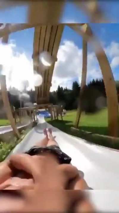 They made a waterslide