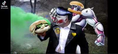 Crazy hamburger