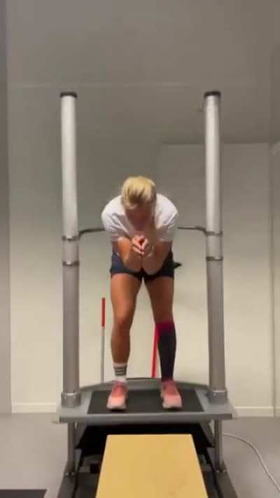 How professional skiers train without snow