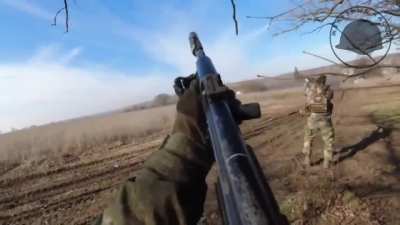 Russian's shot down FPV drone with a shotgun