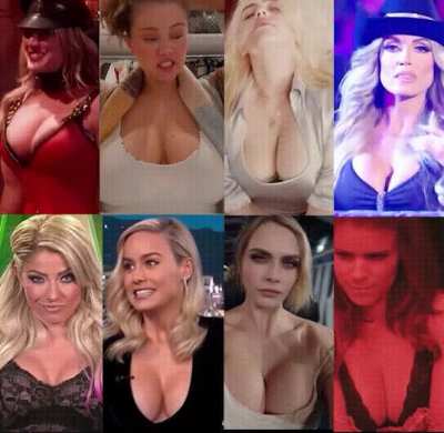 Which rack gets you the weakest &amp; also the hardest? - Kaley Cuoco, Selena Gomez, Billie Eilish, Trish Stratus, Alexa Bliss, Brie Larson, Cara Delevingne, Kate Mara