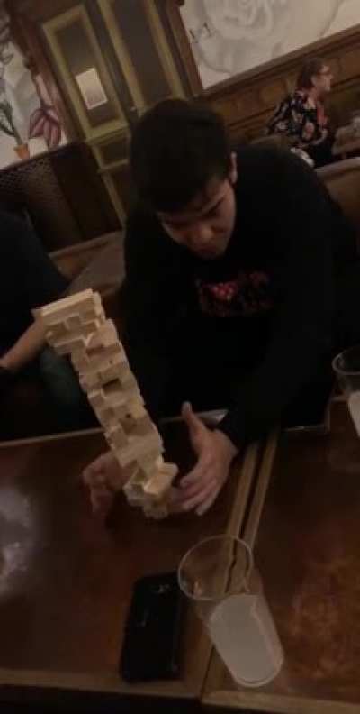I love playing jenga