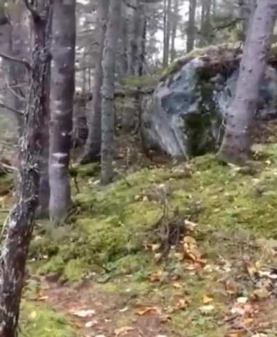 The mountain is breathing