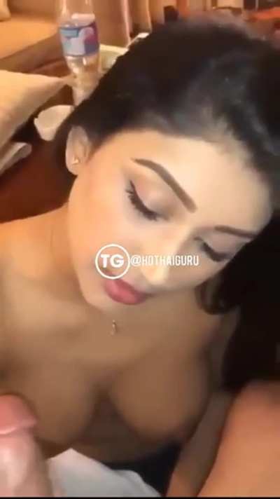 Extremely Hot Desi Girl Giving Blowjob Taking Cum in Mouth