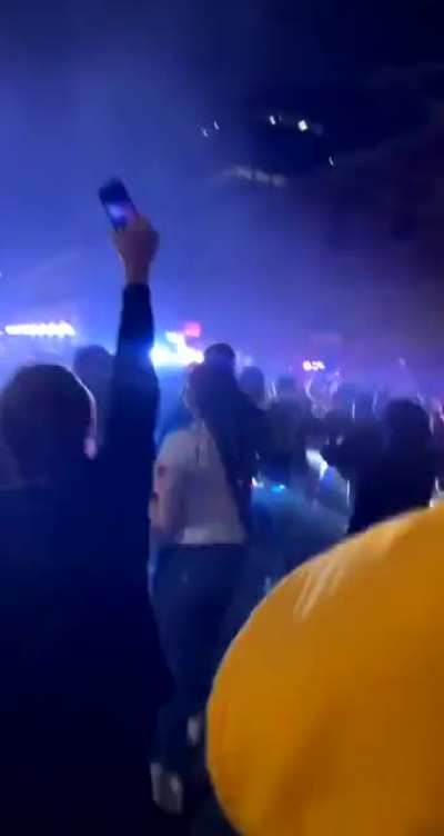 Close up footage of the cop running over a crowd in Tacoma, WA.