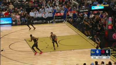 [Highlight] Draymond Green Fills in the Steph Curry Void by Going 3/3 from 3s within the first 90 Seconds of the Game