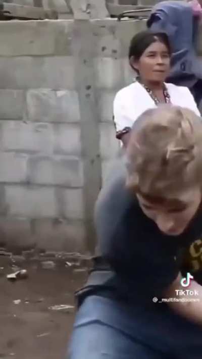 Justin Bieber en su primera chamba