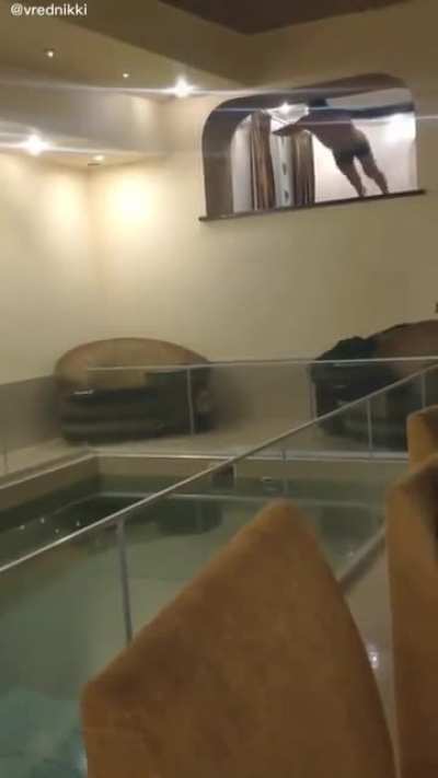 Idiots nearly diving....