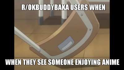 fkuc ani*me all my homies hate a*nime &amp;gt;&amp;gt;:(