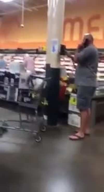 strange way to attract attention