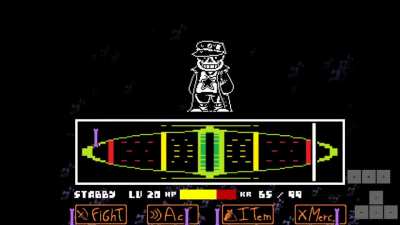 100th victory against Sans, I guess my spouse u/LocalStabby was sick and tired of being called Jotaro that they decided to fight him...
