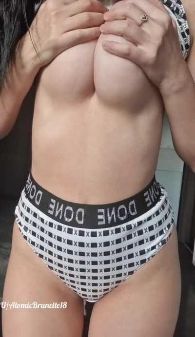 Do you like how my natural D cups sit on my 5'1 body?