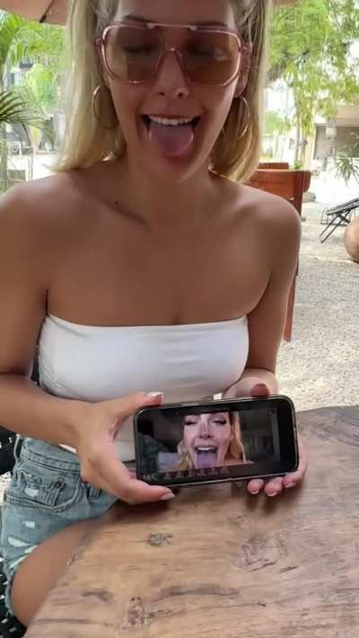 proud cumslut in the wild