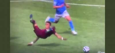 Fernandhino (Manchester City) yellow card against Leeds Utd