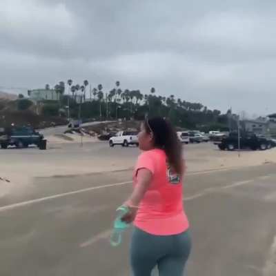 Woman was making racist comments towards random black people and then makes false assault accusation when one of them confronts her