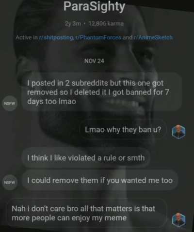 Chad repost enjoyer