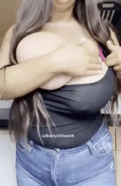 I’m bored. Think I’ll get my tits out.