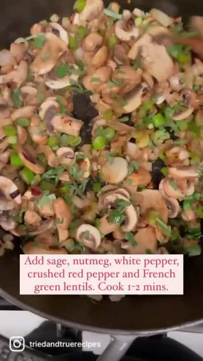 Stewed Lentils With Sweet Potato 'Hummus'