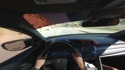 Minute cruise in the canyons
