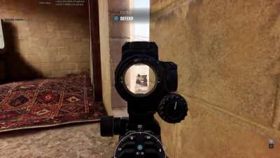 Hi i'm defending F and if there's one thing I've learned after being here for a couple seconds, is that you never know whats gonna come through that window...
