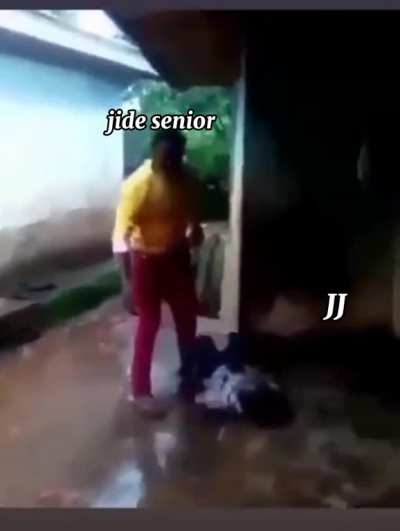 Jide senior after a long and stressful day of work coming home to exited and full of energy JJ and Deji😂❤️&zwj;🩹