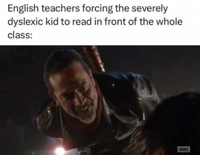 English teacher be like: 
