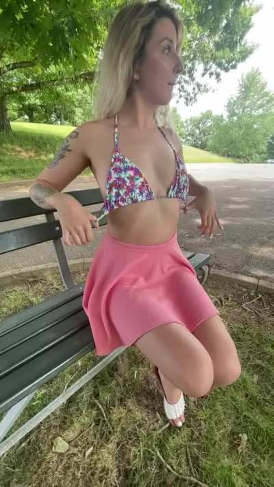 Relaxing at the park [gif]