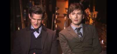 Matt Smith gets excited for 3 way proposed by David Tennant