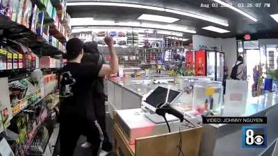 To Try To Rob Small Business Owner