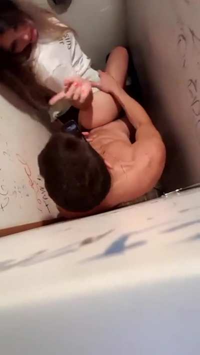 Caught fu**king in the toilet
