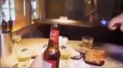 Crack a cold one with the boys, will ya