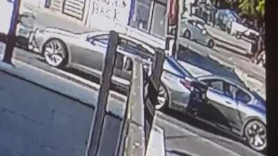 A gunman in DC driving a Maserati opened fire on a mother just for cutting him off. She had her 2 kids in the car and was shot in the shoulder.