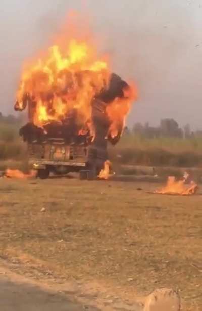 When theres no fire department so you "depart" the fire instead