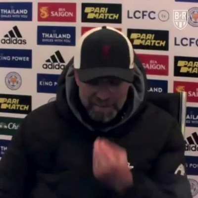 [via B/R Football] Klopp admits Liverpool have conceded the Premier League title