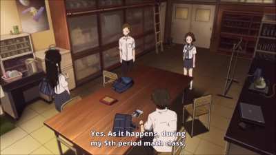 "I am curious." [Hyouka - Ep. 6]