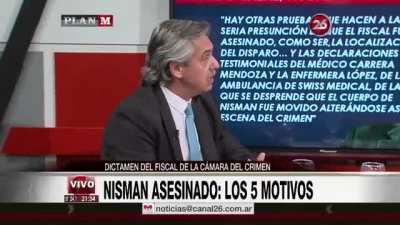 Alberto Fernández sobre el caso Nisman