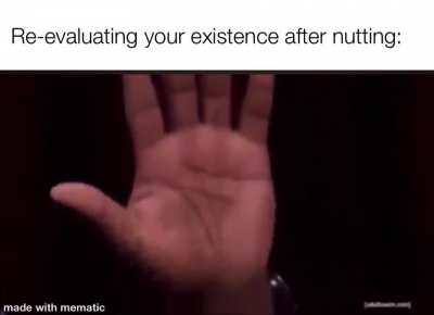 Thanos sitting after snapping his fingers