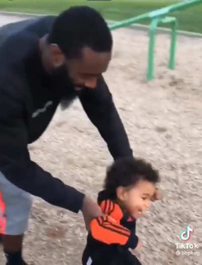 Dad fell over too