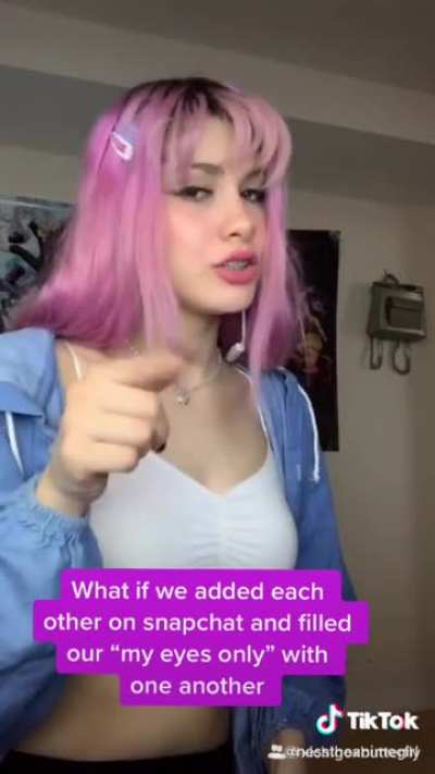 It&rsquo;s me trying to a thirsty TikTok boy lmao ( Nesstheanimegirl)