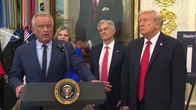 RFK Jr: "Today the average teenager in this country has 50% of the sperm count, 50% of the testosterone of a 65 year old man. Our girls are hitting puberty 6 years early ... our parents aren't having children."